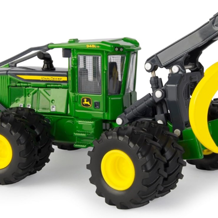 #95 • John Deere 948L-II Grapple Skidder 1/50 Scale Die-Cast Metal Replica
