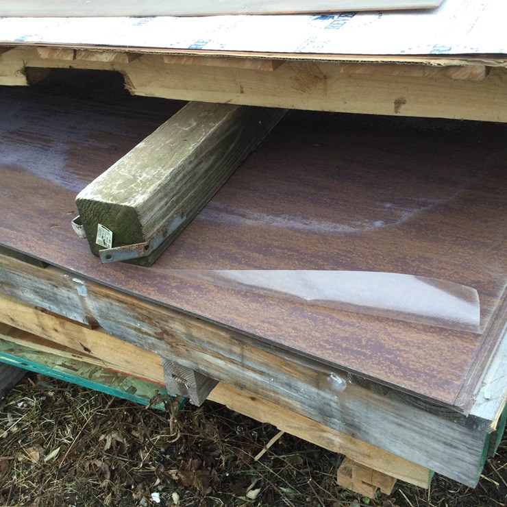 #4788 • (10) Sheets of Steel: Location: W2486 Smies Rd, Oostburg, WI 53070