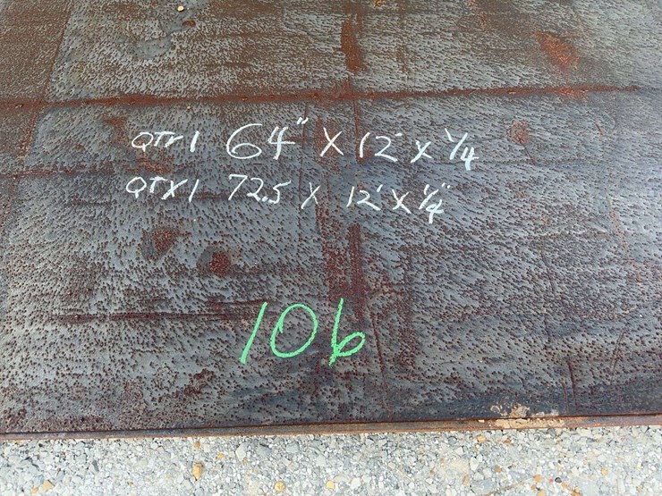 (2)-pcs,-(1)-64"-x-12'-x-1/4"-steel-plate-image-2