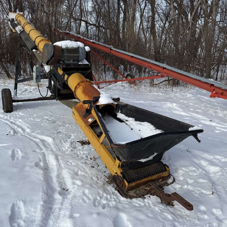 Conveyall TCH 1435 Conveyor, 35’ Long, Electric Motor