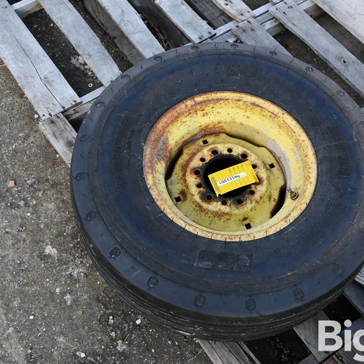 Bkt RIB713 IF280/70R15 Tire On 6 Bolt Rim