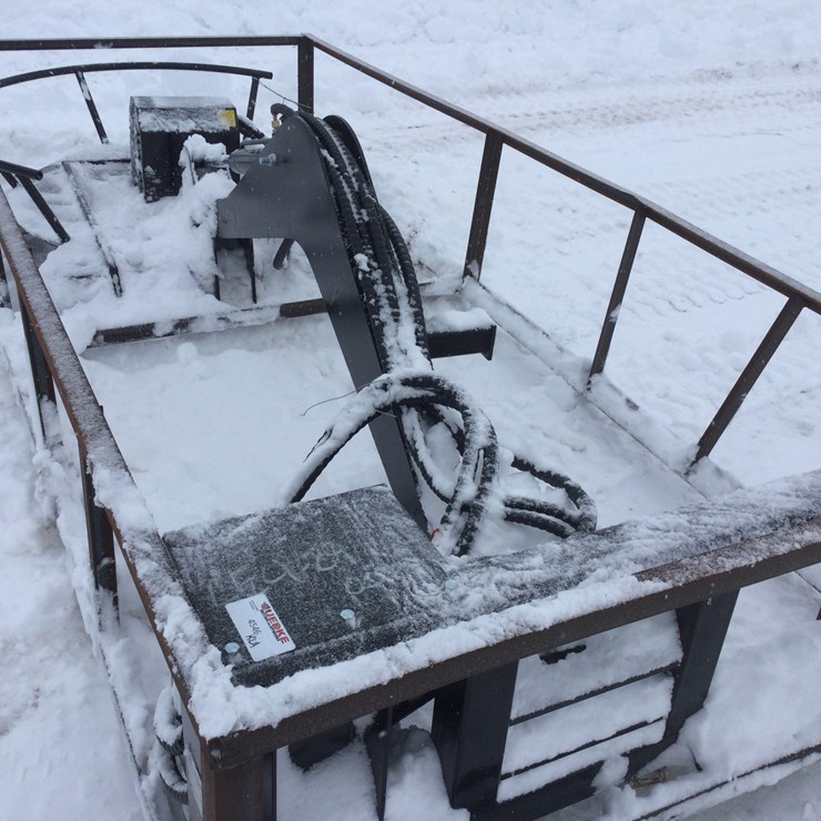 #4546 • Unused AGT Skis Steer Boom Brush Mower