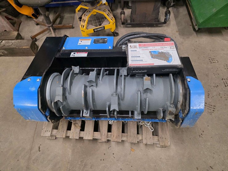 new-raytree-32”-excavator-drum-mulcher,-1-extra-cutting-tooth,-12-35-gpm-flow,-no-hydraulic-ends,-mo-image-10