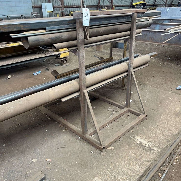 Steel Rack & Contents