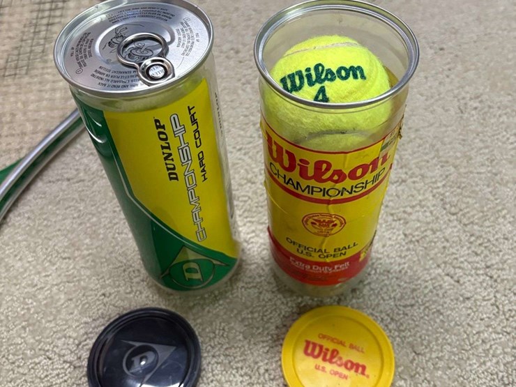 prince-tennis-racket-(27”-oal,-13.5”-x-11”-head),-2-cans-tennis-balls-(1-unopened)-image-2