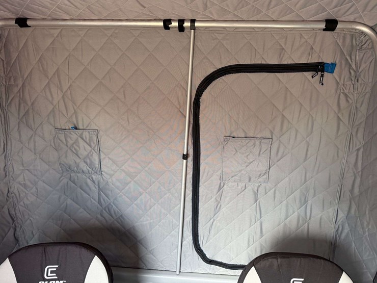 clam-x-200-pro-thermal-fish-house,-fully-insulated,-with-sled-and-hitch,-led-light-bar,-2-doors-image-11