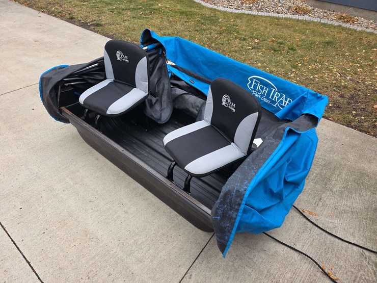 clam-yukon-fish-trap-by-dave-genz-2-person-portable-fish-house,-sled-and-flip-up-style,-folding-seat-image-16