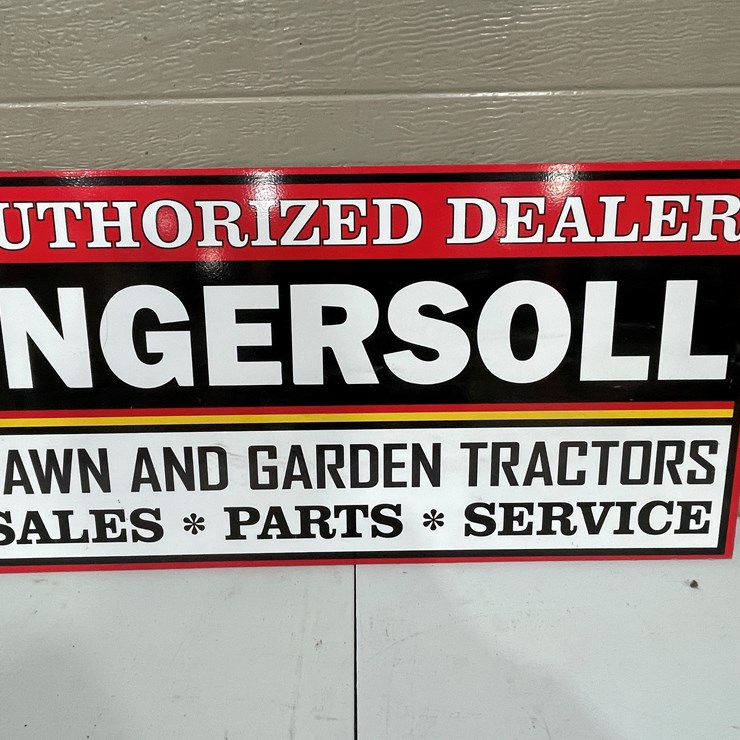 #7880 • Plastic Ingersoll Authorized Dealer Sign