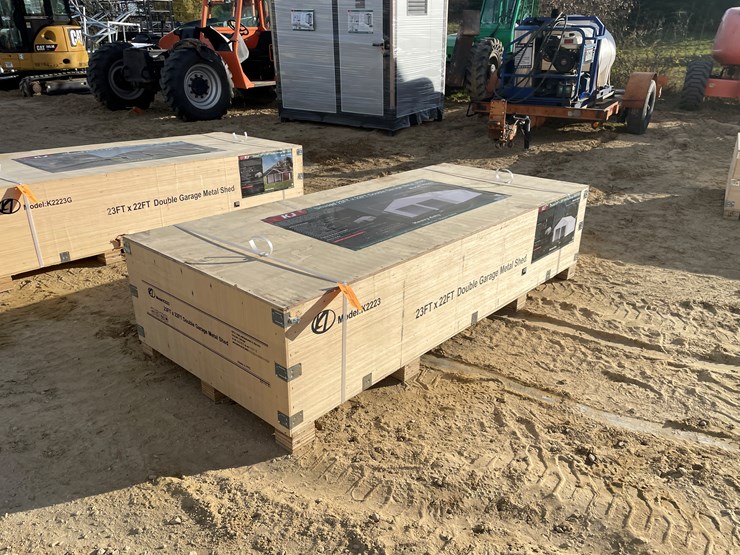 #2522-•-new-kj-23'-x-22'-double-garage-metal-shed-image-3