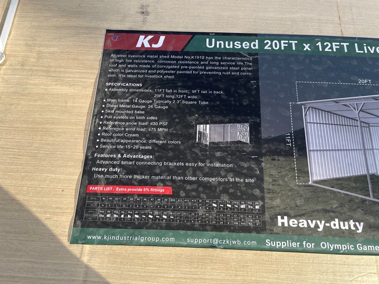 #2524-•-new-kj-20'-x-12'-livestock-metal-shed-image-7