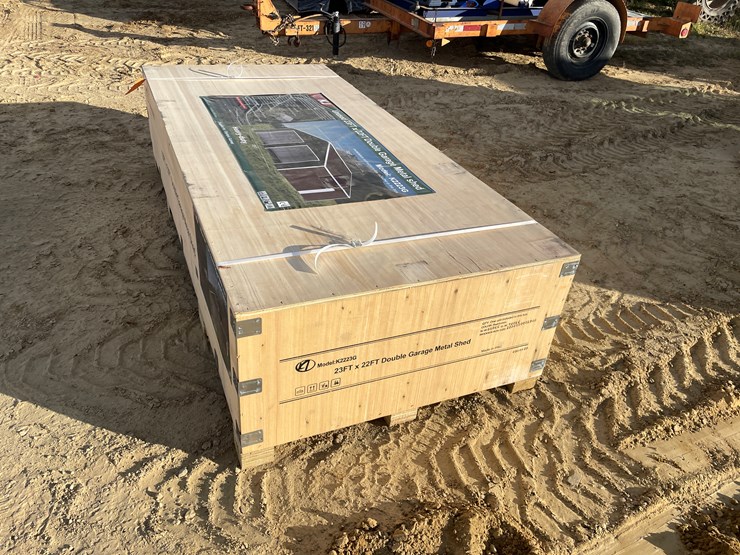 #2521-•-new-kj-23'-x-22'-double-garage-metal-shed-image-5