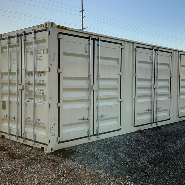 #4000 • One Trip 40' High Cube Multi-Door Shipping Container