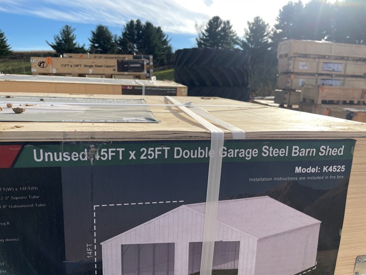 #2513-•-new-kj-45'-x-25'-double-garage-steel-barn-shed-image-7