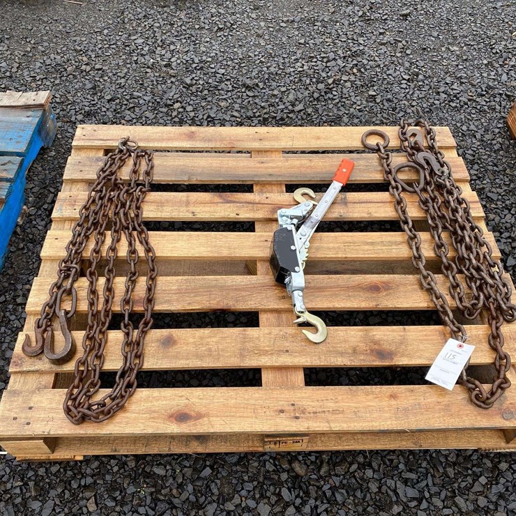 Chains, Come-Along Ratchet