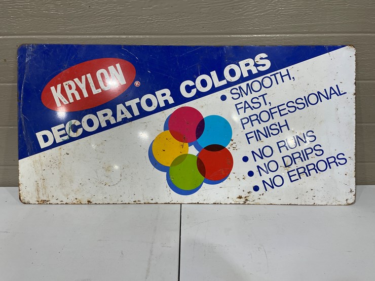 #7858-•-metal-double-sided-krylon-sign-image-1