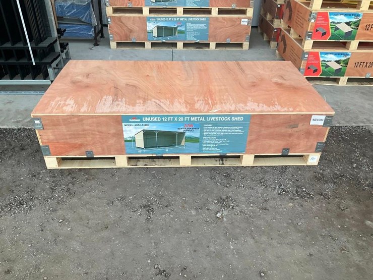 #4119-•-new-12'-x-28-metal-livestock-shelter-image-3