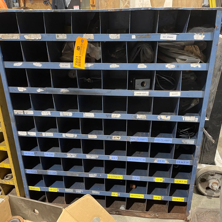 #7891 • Metal Bolt Bin