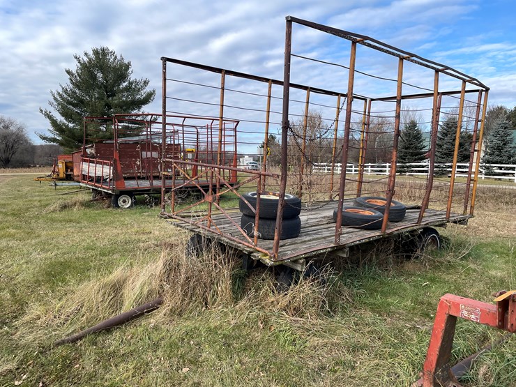 #210-•-16'-hay-rack-on-running-gear-(boyceville,-wi)-image-1