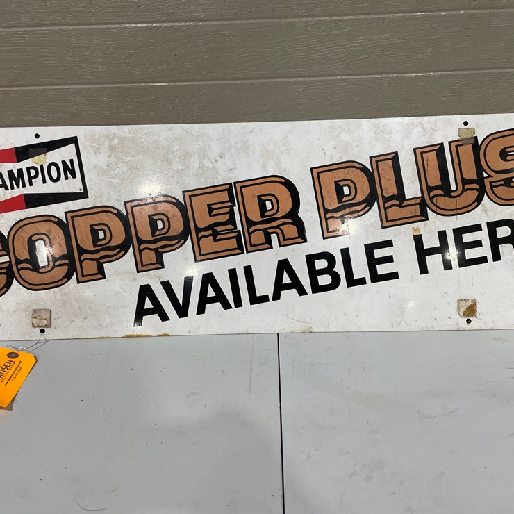 #7857 • Metal Double Sided Champion Sign