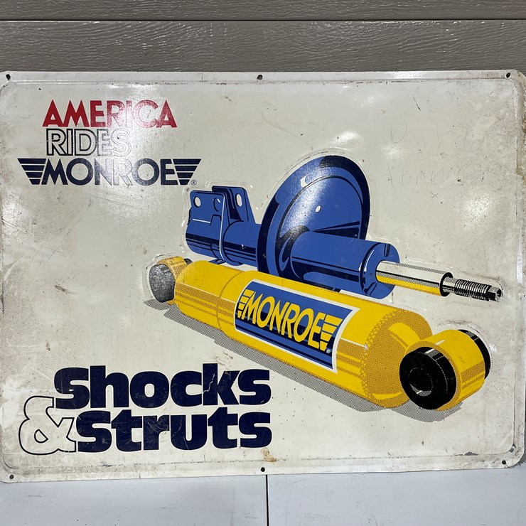 #7863 • Metal Monroe Sign