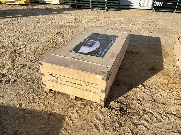 #2522-•-new-kj-23'-x-22'-double-garage-metal-shed-image-5