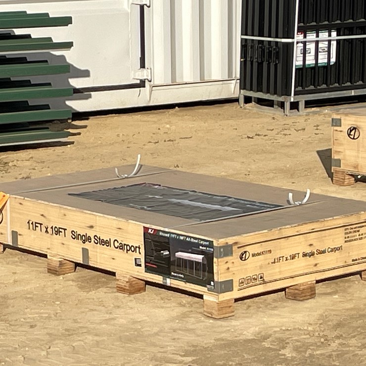 #2516 • New KJ 11' x 19' Steel Carport