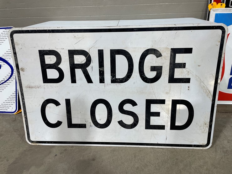 #7877-•-metal-bridge-closed-sign-image-1