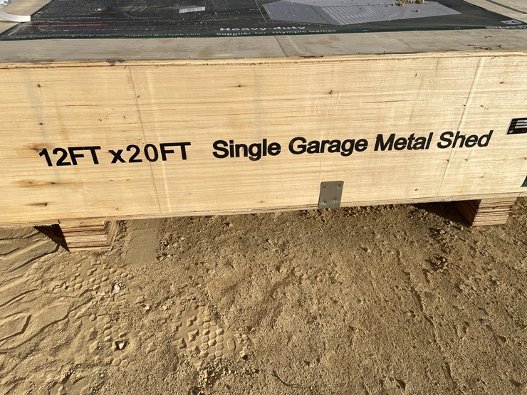 #2514-•-new-kj-12'-x-20'-single-garage-metal-shed-image-9