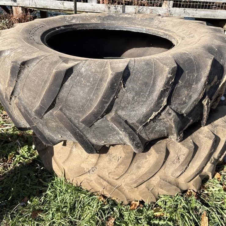 (2) 18.4 - 34 Tractor Tires
