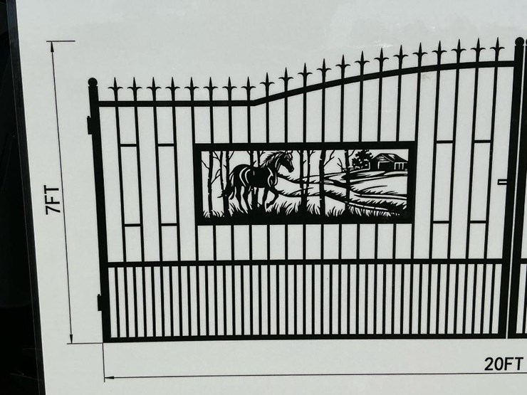 #4091-•-20-ft.-bi-parting-driveway-gates*-image-2