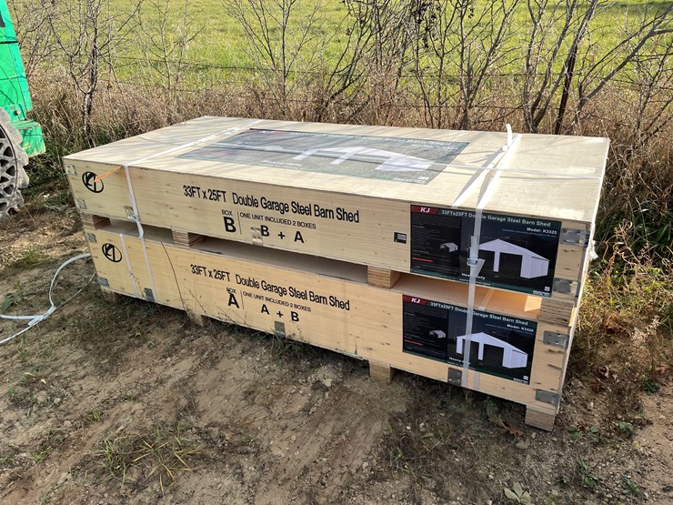 #2518-•-new-kj-33'-x-25'-double-garage-steel-barn-image-1