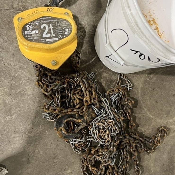 Badger CB020 2 Ton Chain Hoist