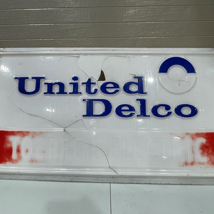 #7876 • United Delco Sign