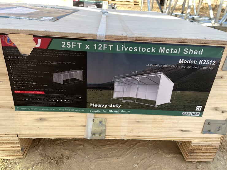 #2528-•-new-kj-25'-x-12'-livestock-metal-shed-image-6