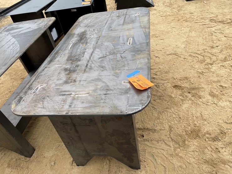 #2555-•-new-kc-welding-table-with-shelf-image-4