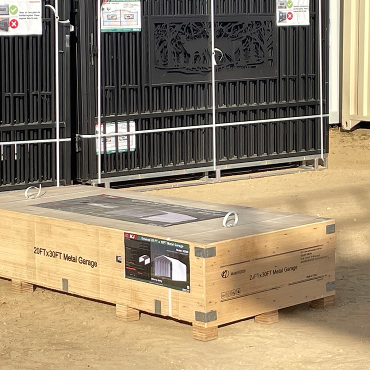 #2515 • New KJ 20' x 30' Metal Garage