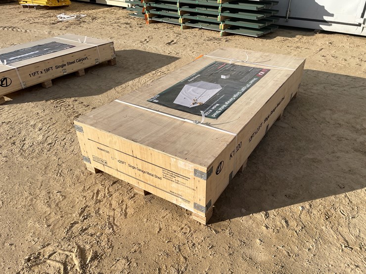 #2514-•-new-kj-12'-x-20'-single-garage-metal-shed-image-5