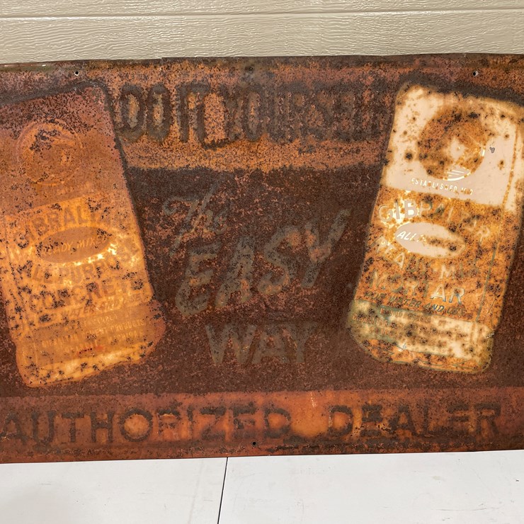 #7850 • Metal Gibraltar Ready Mix Sign