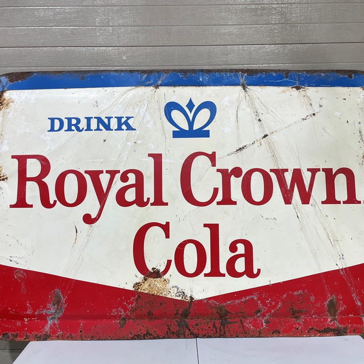 #7840 • Metal Royal Crown Cola Sign