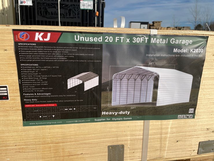 #2515-•-new-kj-20'-x-30'-metal-garage-image-7