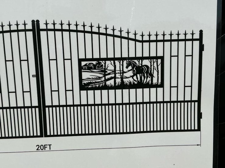 #4095-•-20-ft.-bi-parting-driveway-gates*-image-3