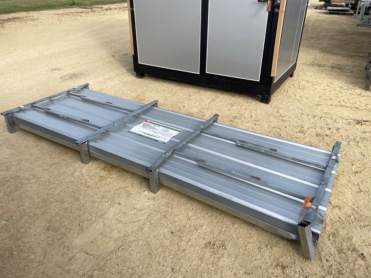 #2500-•-new-kj-bundle-of-10'-corrugated-steel-panels-image-1