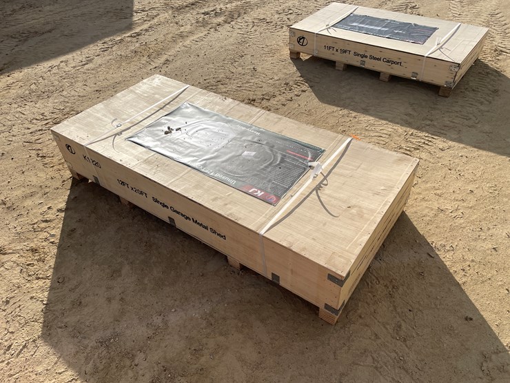 #2514-•-new-kj-12'-x-20'-single-garage-metal-shed-image-4