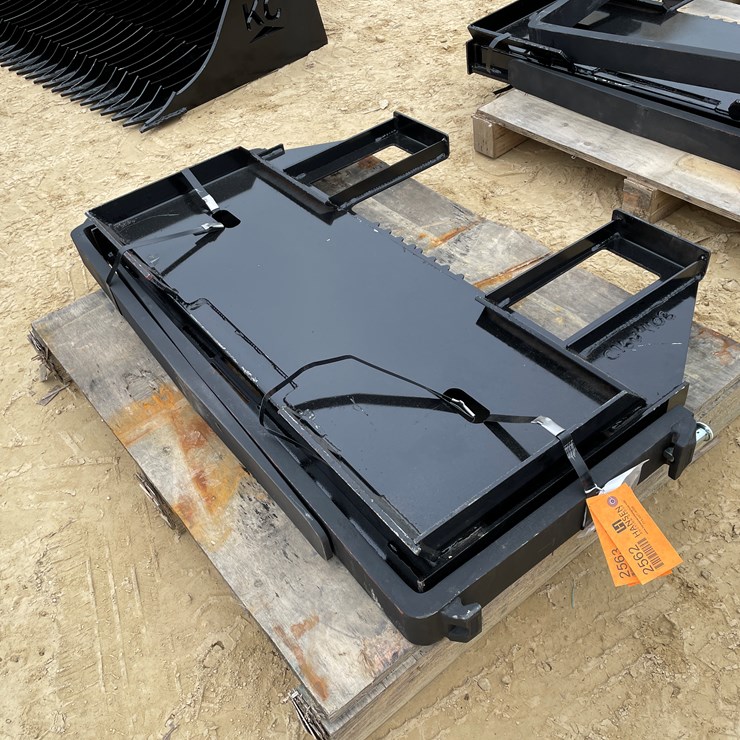 #2565 • New KC 45" Skid Steer Fork Frame with Forks