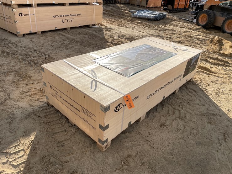 #2521-•-new-kj-23'-x-22'-double-garage-metal-shed-image-3