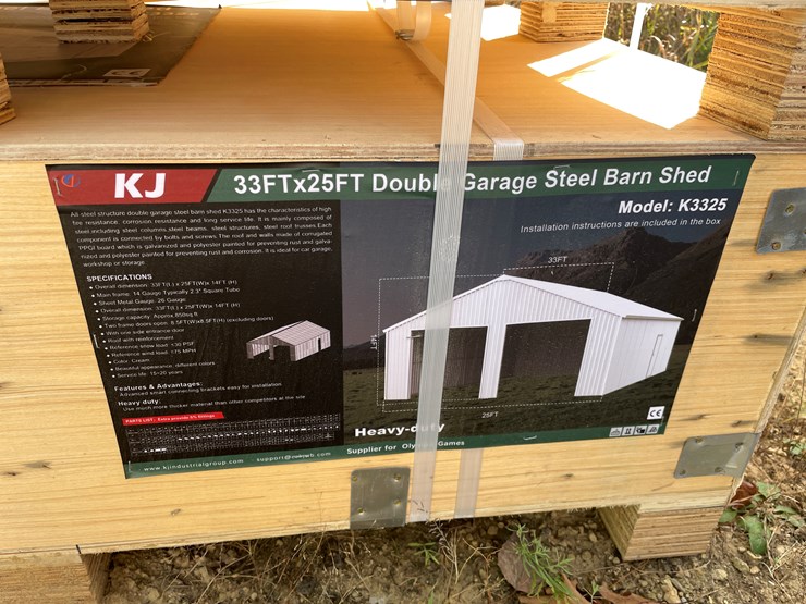 #2518-•-new-kj-33'-x-25'-double-garage-steel-barn-image-6