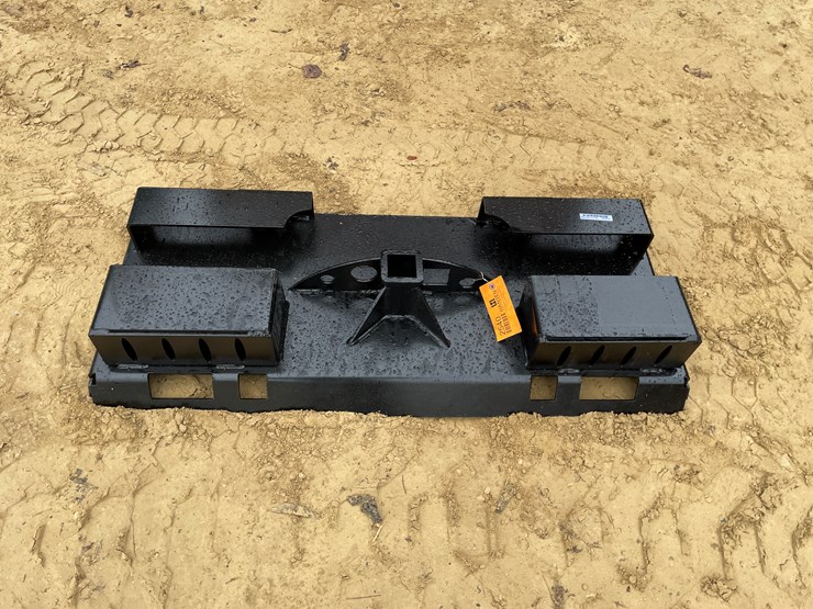 #2540-•-new-pinnacle-heavy-duty-do-all-receiver-hitch-skid-steer-plate-with-chain-buckets-image-2