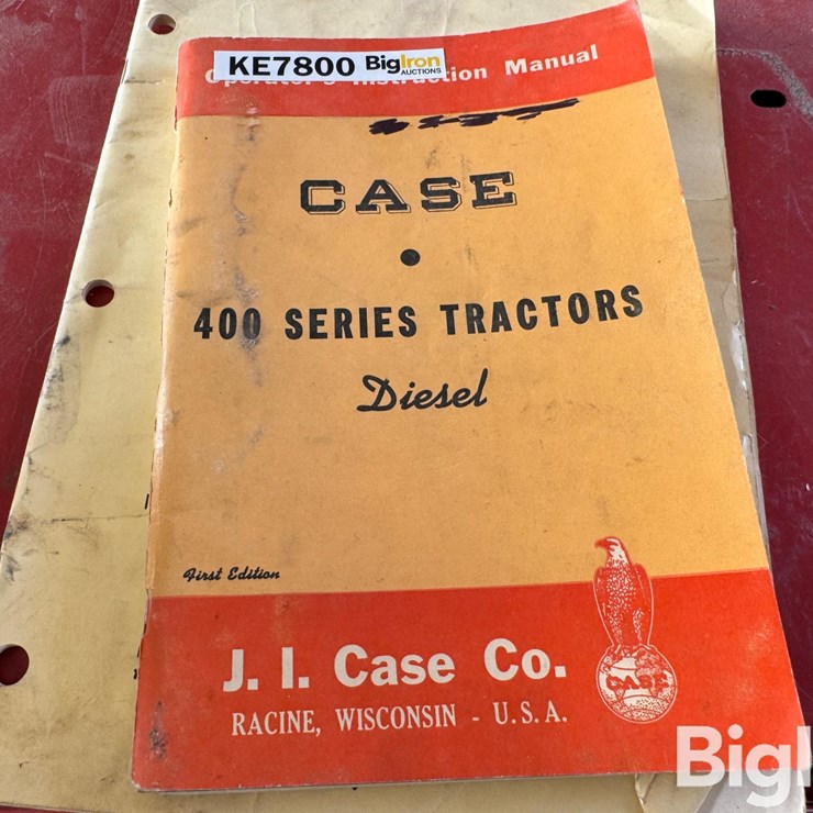 I&T Shop Service Case Parts Book