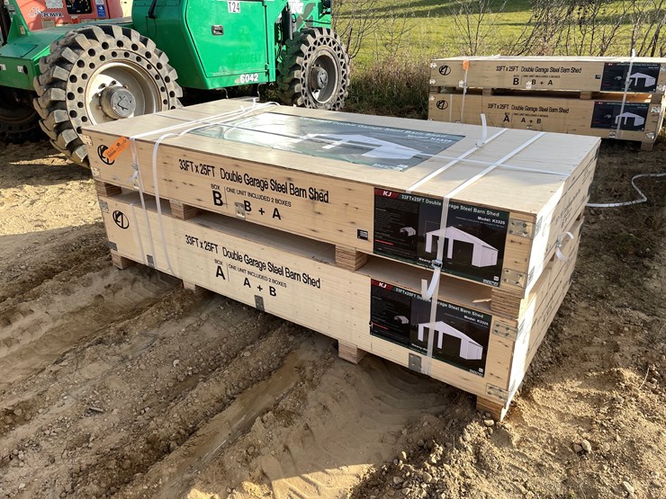 #2517-•-new-kj-33'-x-25'-double-garage-steel-barn-image-1