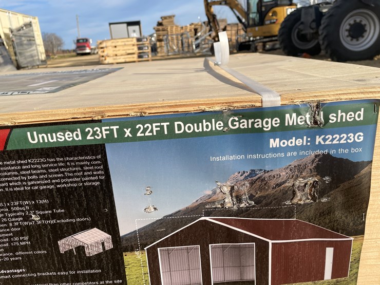 #2520-•-new-kj-23'-x-22'-double-garage-metal-shed-image-7